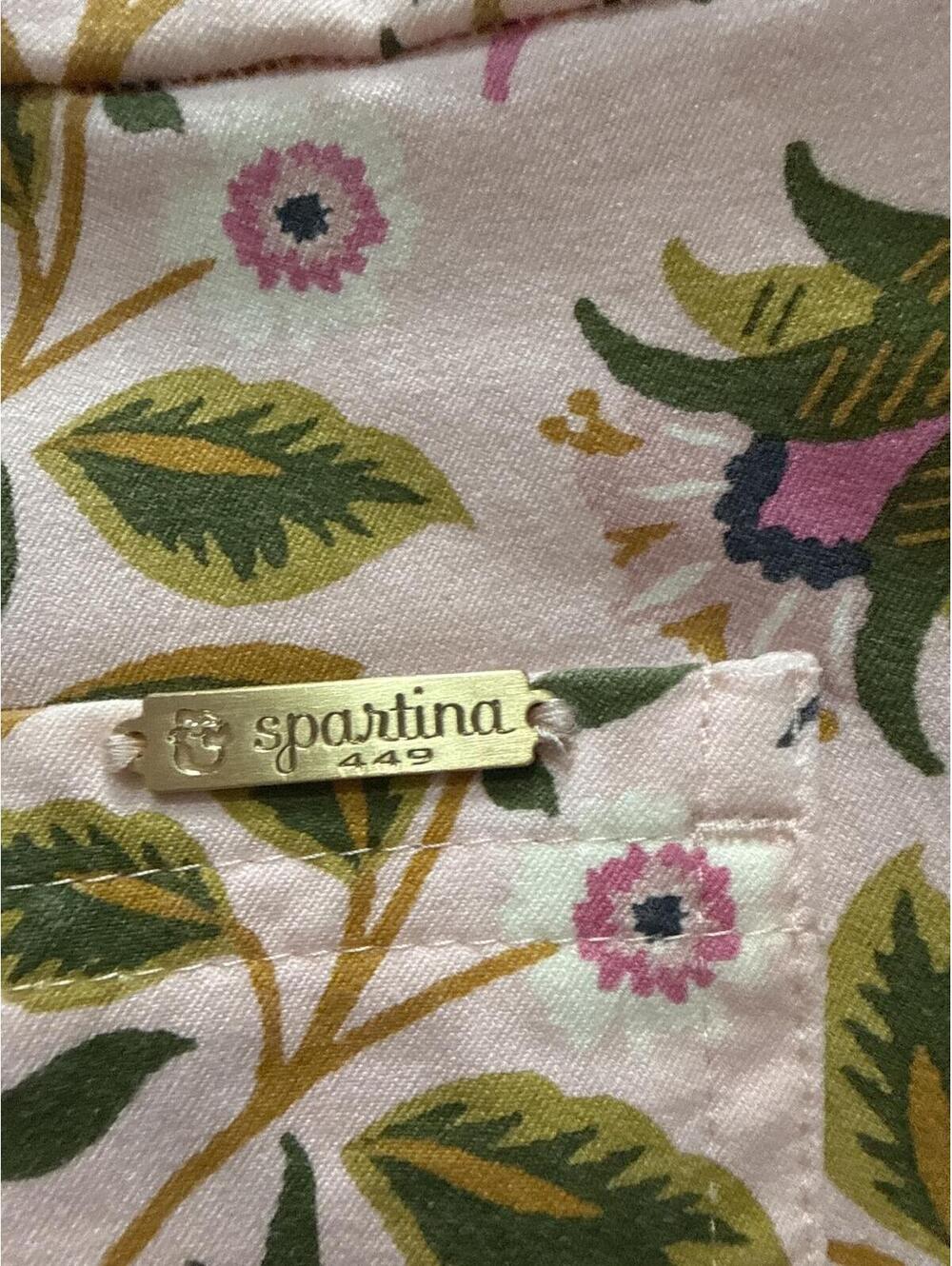 Spartina 449 Floral Print Stretch Pants Size XL - Picture 2 of 7